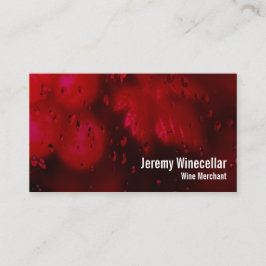 Rood wijngaarden visitekaartje
