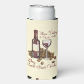 Rood wijnglas Druivenwijn Winetasting (Seltzer Voorkant)