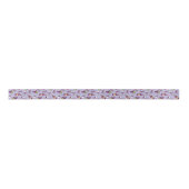 Rood wijnpatroon Satin Ribbon Lint (Voorkant)