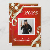 Rood wit Afstuderen 2025 Kaart (Voorkant / Achterkant)