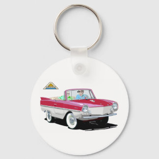 Rood-wit amphicar sleutelhanger