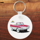 Rood-wit amphicar sleutelhanger (Voorkant)