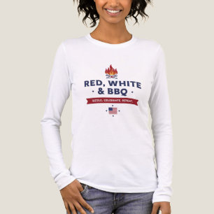 Rood, Wit & BBQ – Classic Sizzle Style Tri-Blend Shirt