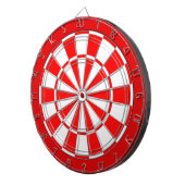 Rood & Wit Bicolor Dartbord (Voorkant Rechts)