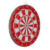 Rood & Wit Bicolor Dartbord (Voorkant Links)