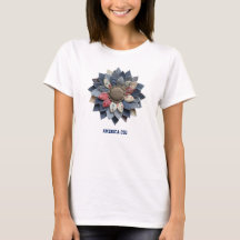 Rood Wit Blau Grandmillennial Patchwork Bloem