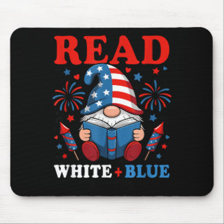 Rood Wit Blau Lezende Kabouter Onafhankelijkheidsd Muismat