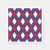 Rood, wit, blauw, 2-PAPIER NAPKINS Servetten (Voorkant)