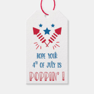 Rood Wit Blauw 4 juli Favoriet Cadeaulabel