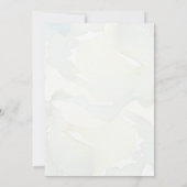 Rood Wit Blauw Bloemengroen Christelijk Bruiloft Kaart (Achterkant)