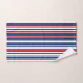 ROOD WIT BLAUW GESTREEPT BAD HANDDOEK (Handdoek)