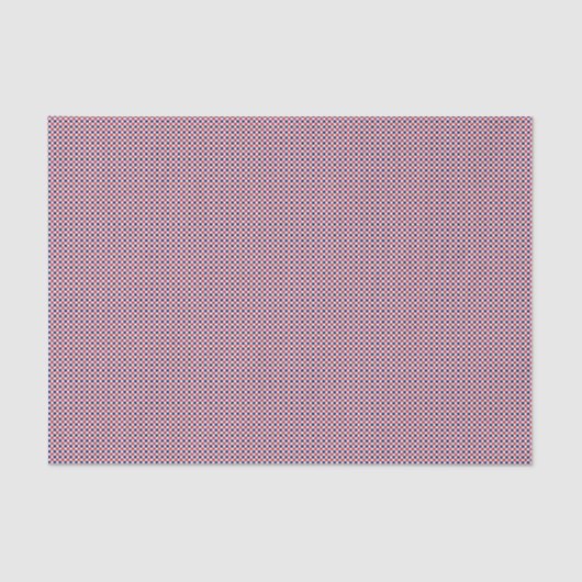 Rood, wit, blauw-GINGHAM-WEEFSUE WRAP PAPIER (Voorkant)