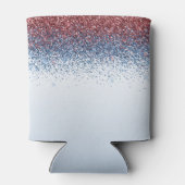 Rood Wit Blauw Glitz Blikjeskoeler (Achterkant)