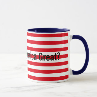 rood wit blauw maakt Amerika geweldig Mok