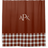 Rood, wit, blauw multithread-speldenpakket douchegordijn (Voorkant)