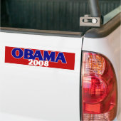 Rood, wit, blauw Obama 2008 Bumpersticker (Op Truck)
