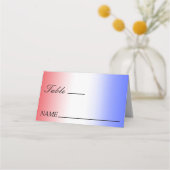 Rood Wit & Blauw Ombre Patriottische Bruiloft (Voorkant)