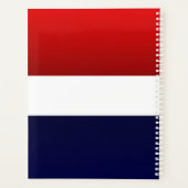 Rood Wit & Blauw Ontwerp Planner (Achterkant)