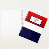 Rood Wit & Blauw Ontwerp Planner (Display)