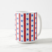 Rood Wit & Blauw Patriottisch Koffiemok (Voorkant rechts)