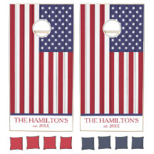 Rood, Wit & Blauw Patriottische Cornhole Set