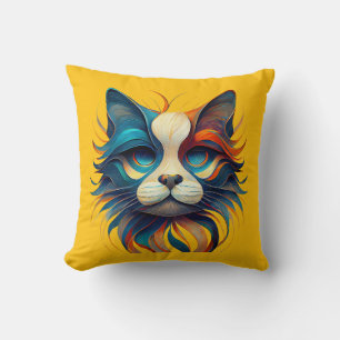Rood Wit & Blauw Patriottische Kat Kussen