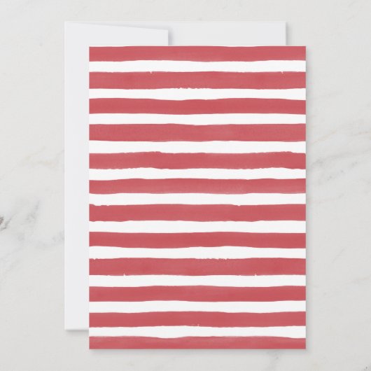 Rood Wit Blauw Perfect Jaar 1e Verjaardagsfeestje Kaart (Achterkant)