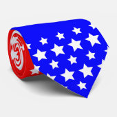 Rood wit Blauw Stropdas (Opgerold)