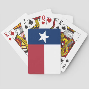 Rood Wit Blauw Texas Vlag Pokerkaarten