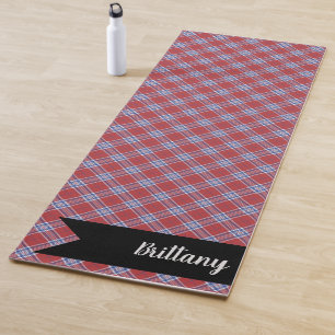 Rood Wit Blauw USA Patriottische Hoogland Schotse  Yogamat