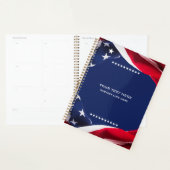Rood Wit & Blauw-Vlag van de VS Sterren en Strepen Planner (Display)