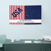 rood wit blauwUSA Patriottische Vlag sterren en st Spandoek (Beurs)