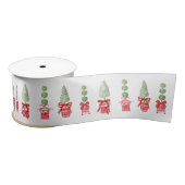 Rood & Wit Chinoiserie Topiary Lint (Spoel)