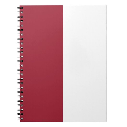 Rood & Wit CUSTOM Notitieboek (Voorkant)