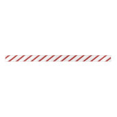 Rood Wit diagonaal streep Lint (Voorkant)