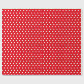 Rood & Wit Dotty Wrapping Papier Gift Wrap (Vlak)