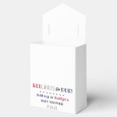 Rood, wit & due! 4 juli Baby shower Bedankdoosjes (Geopend)