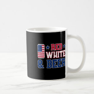 Rood wit en bier Shirt - Verenigde Staten 4 juli D Koffiemok