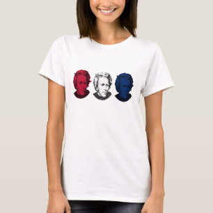 Rood, wit en blauw — Andrew Jackson T-shirt