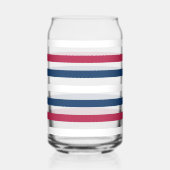 Rood, wit en blauw blikvorm glas (Rechts)