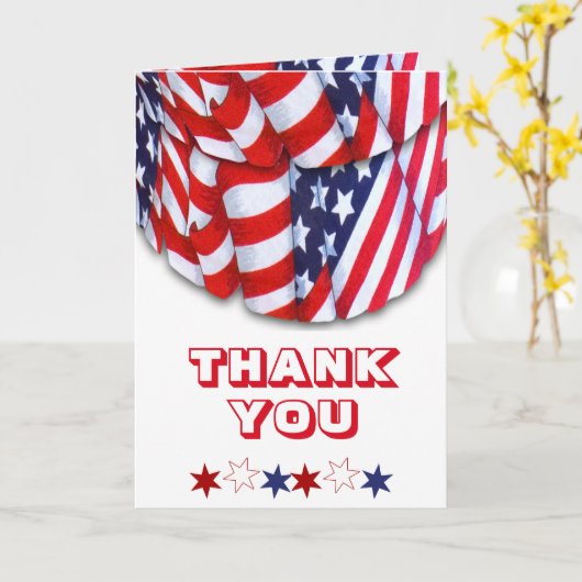 Rood, Wit en Blauw Bunting met Sterren Sjabloon (Gele Bloem)