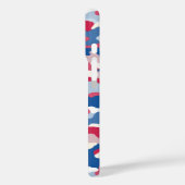 Rood wit en blauw Camouflage Case-Mate iPhone Case (Achterkant / Links)