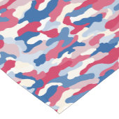 Rood, wit en blauw camouflage patriottisch korte tafelloper (Hoek)