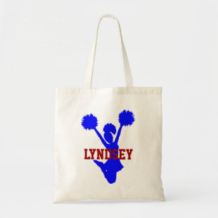 Rood, Wit, en Blauw Canvas tas Cheerleader
