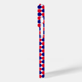 Rood, wit en blauw Case-Mate iPhone case (Achterkant / Links)