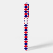 Rood, wit en blauw Case-Mate iPhone case (Achterkant / Rechts)