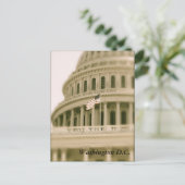 Rood, wit en blauw en het Capitol Briefkaart (Staand voorkant)