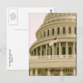 Rood, wit en blauw en het Capitol Briefkaart (Voorkant / Achterkant)