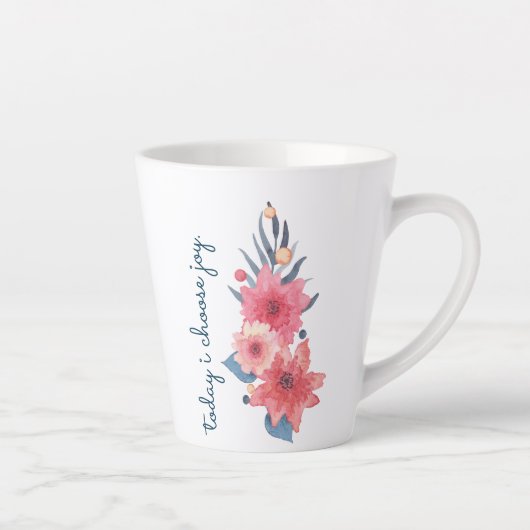 Rood, wit en blauw Florentijns ontwerp Latte Mok (Rechts)