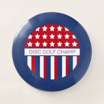 Rood, wit en blauw gepersonaliseerd schijfGolf